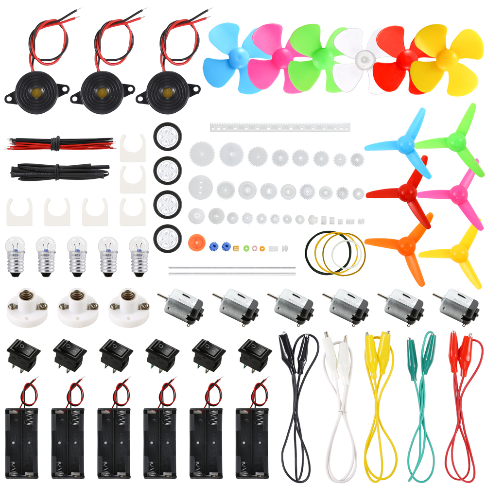 Sntieecr Electric Circuit Motor Kit Educational Montessori Learning Kits for 