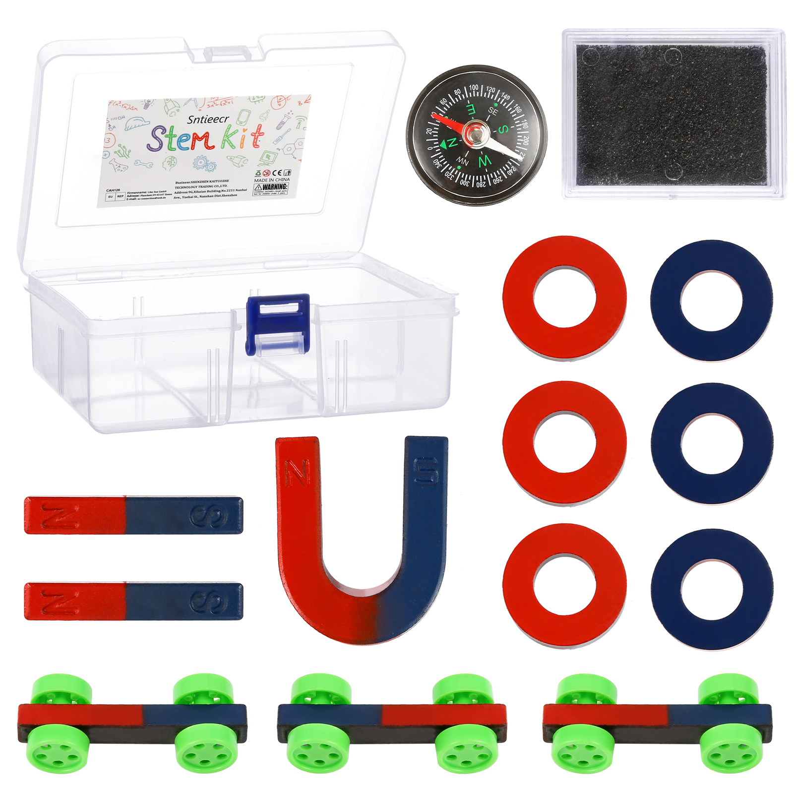 expérience scientifique éducatif Montessori Sntieecr circuit électrique Moteur Kit 